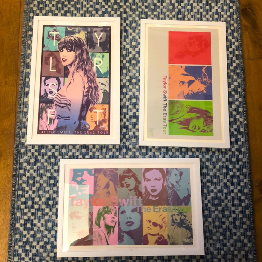 TAYLOR SWIFT POSTERS 3 PACK! (ALREADY FRAMED!)